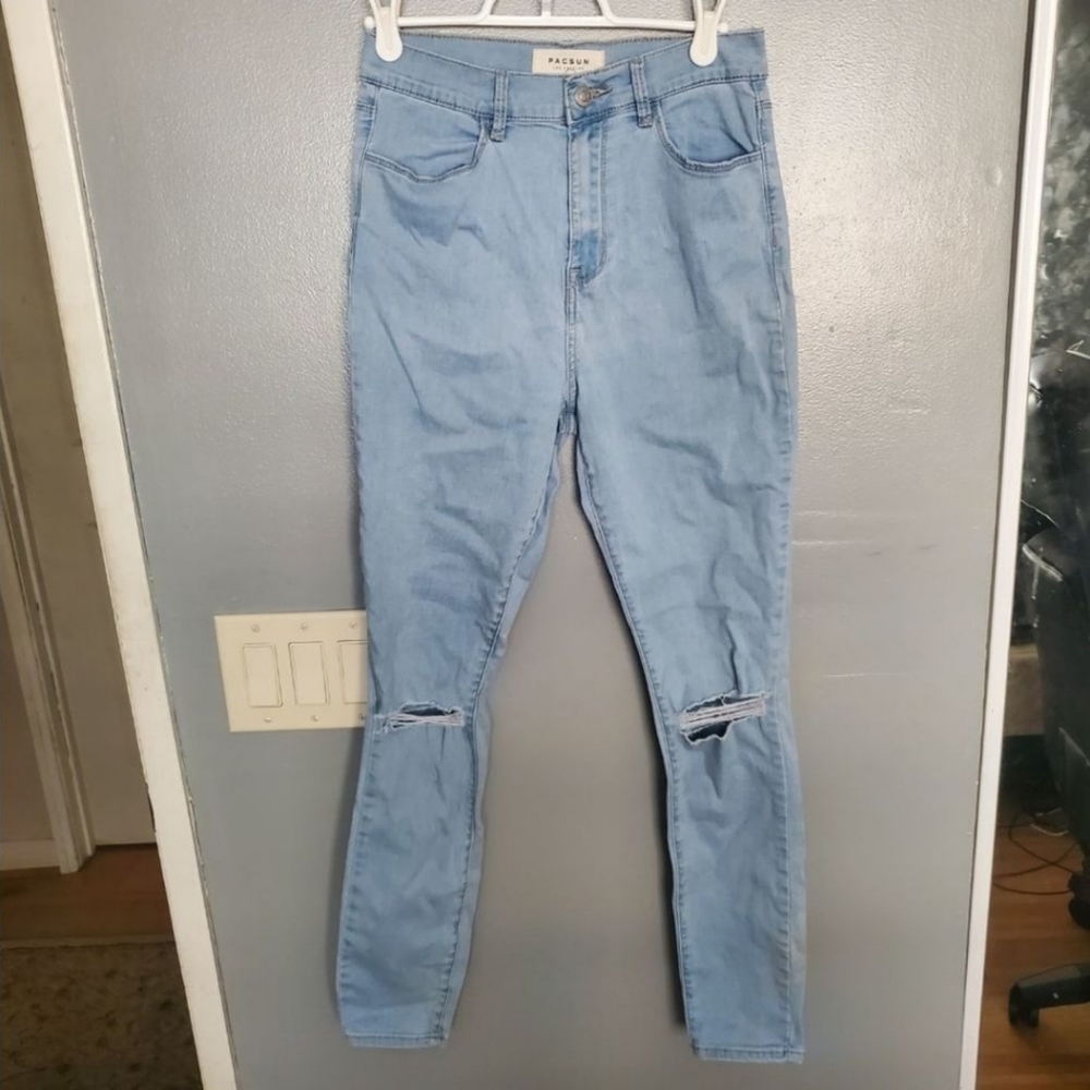 Pac sun super high rise Jeggings size 26.